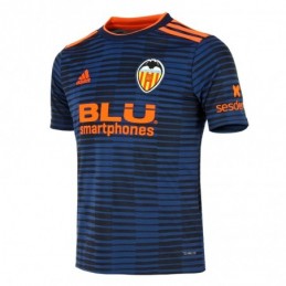 adidas Valencia CF Segunda Equipación Camiseta, Collegiate Navy-Semi Solar Orange, Talla 128